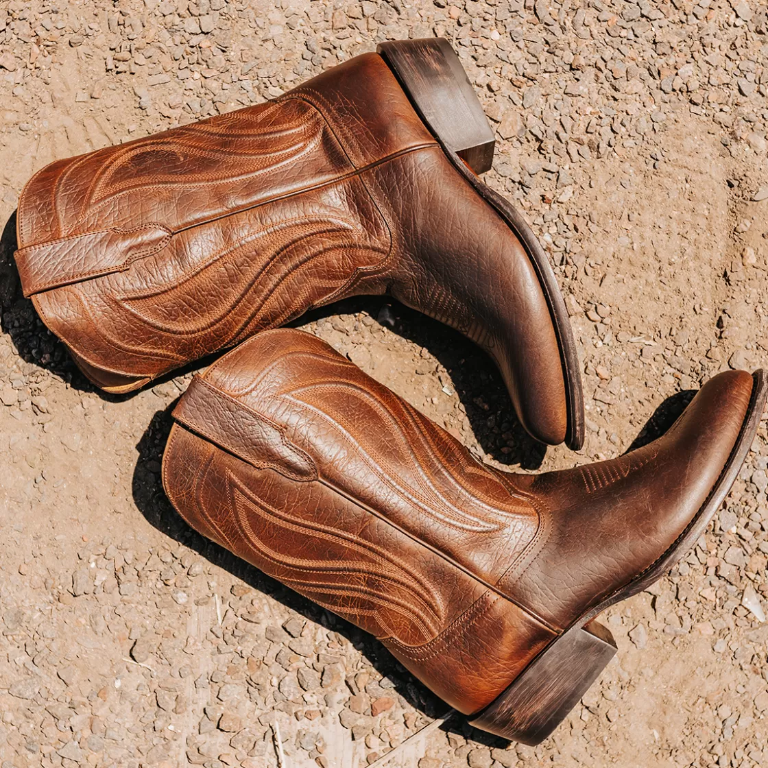 FREEBIRD STORES Bandito Brown Leather Sale