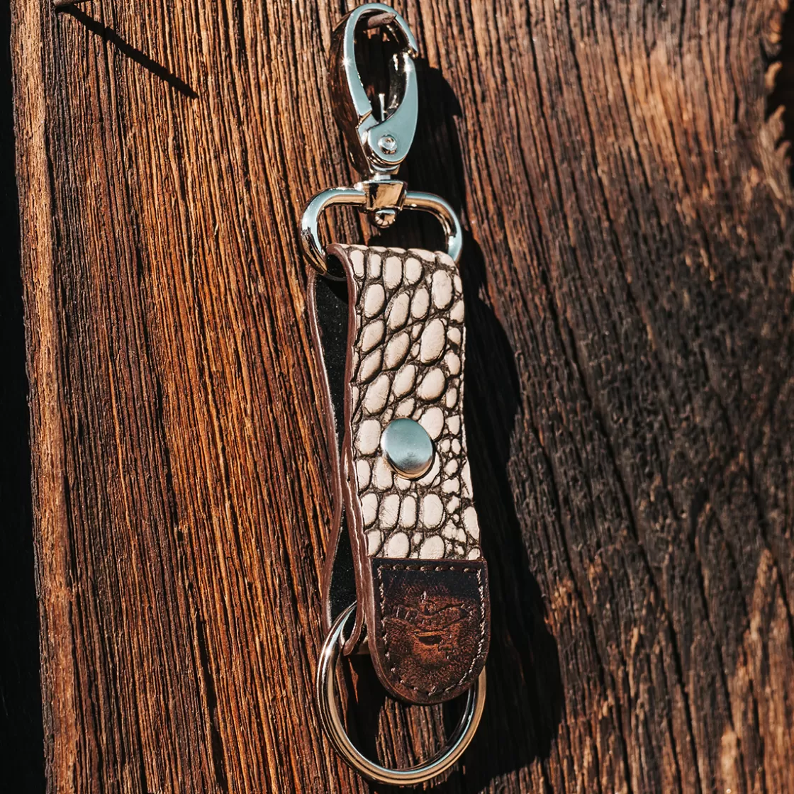 FREEBIRD STORES Key Chain Taupe Croco Online