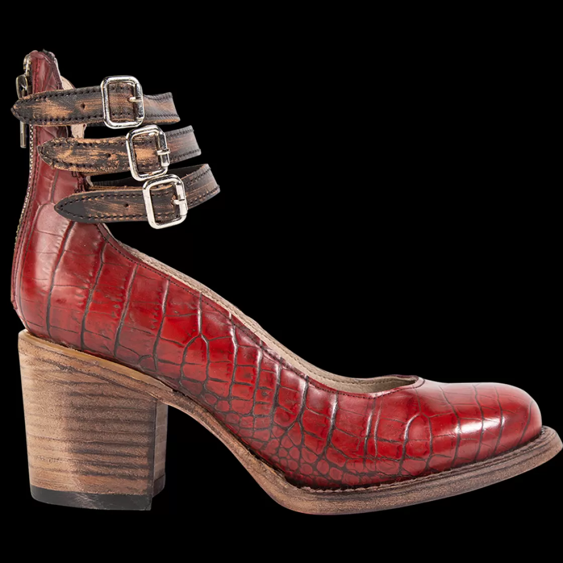 FREEBIRD STORES Randi Red Croco Best Sale