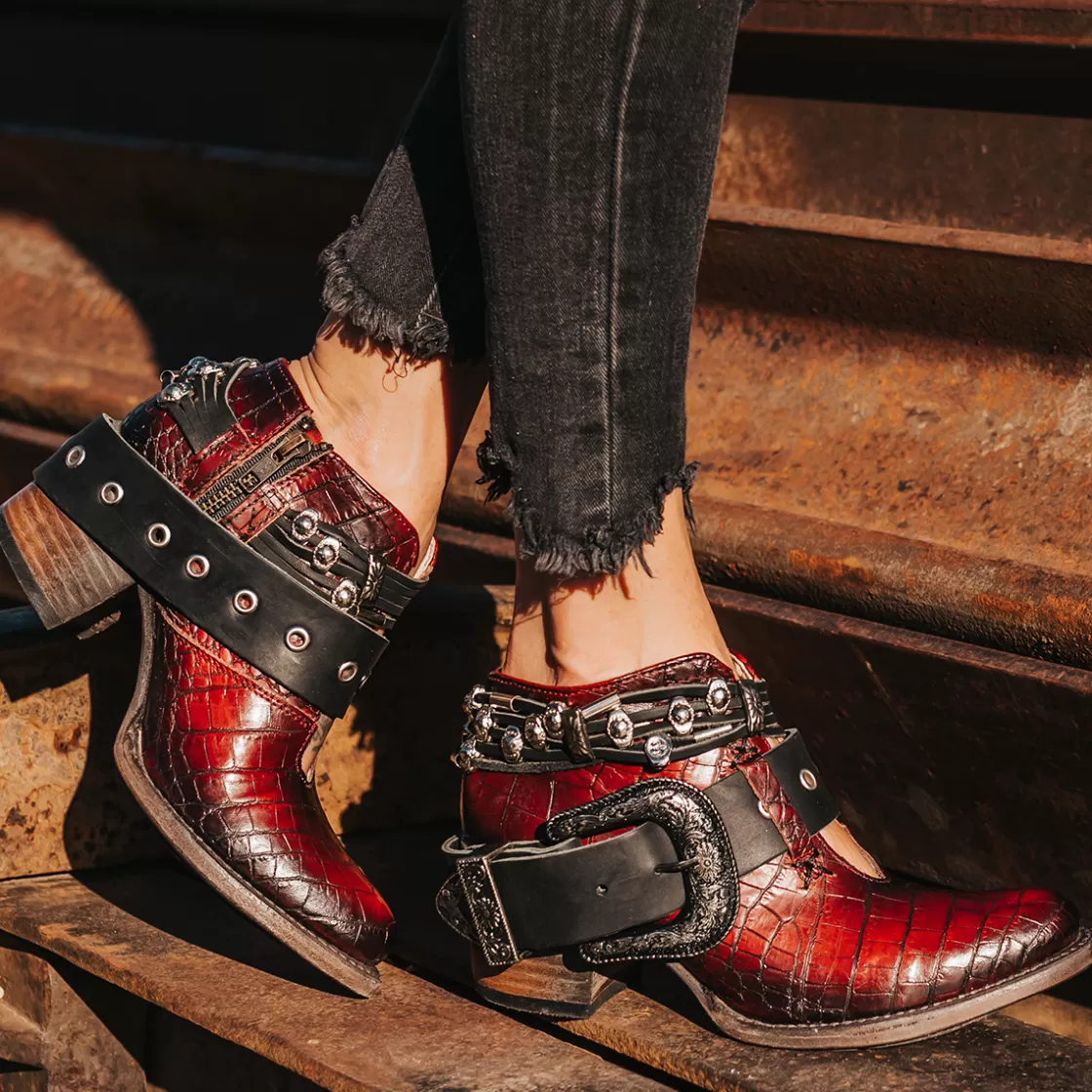 FREEBIRD STORES Saloon Red Croco Cheap